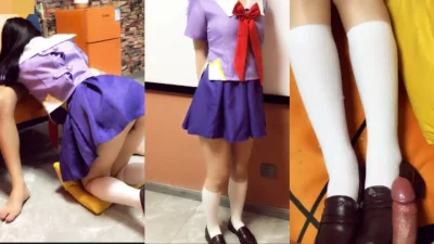 强制高潮，射脚上，刺激了！