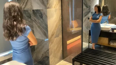 “好热啊，你竟然射进去了？”